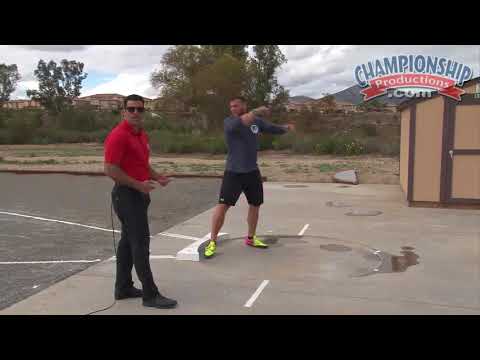 One Step Reverse Drill for the Glide Shot Put!