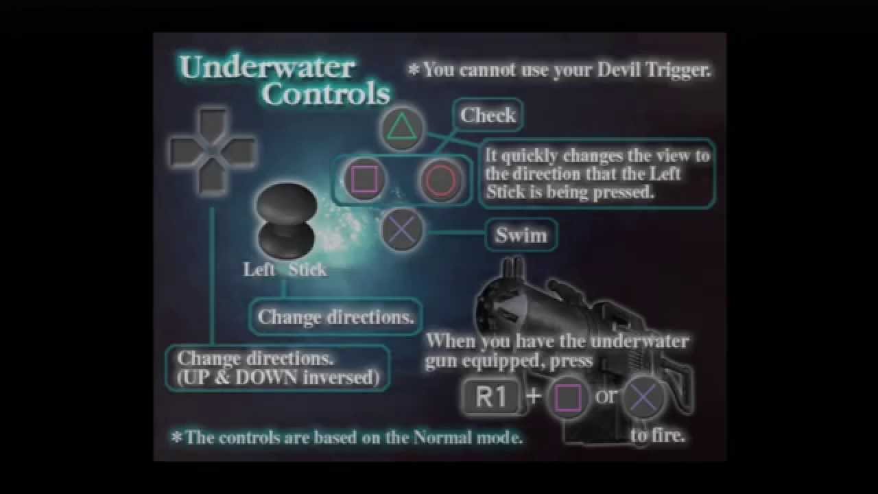 devil may cry 1 controls