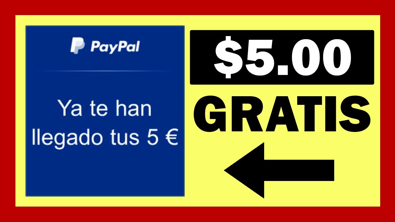 🎁 PAYPAL TE REGALA $5 DÓLARES!! (NUEVO) ¿CÓMO RECLAMAR EL CUPÓN AHORA? 🎁  Ganar Dinero Gratis Paypal - YouTube