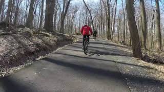 Perkiomen Bike Trail Ride Timelapse    Harleysville To Rahns