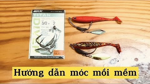 Cách móc mồi mềm câu cá lóc , cá chẽm .v.v.