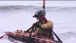 Man freed from 12-inch space on Sunset Cliffs after 18-hour rescue