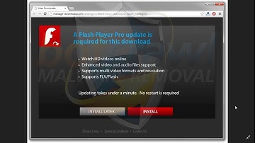 Fixit WARNING Never click a Adobe Flash player update it is a Malware Scam