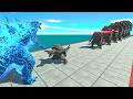 All Godzilla Versions VS 10 Levels of Gamera the Giant Turtle – ARBS Size Comparison