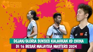 Dejan/Gloria Meraih Hasil Manis di R16 Usai Kalahkan Cheng/Li dan Lolos ke R8 Malaysia Masters 2024