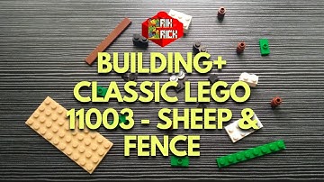 Building+ : Classic LEGO 11003 - Sheep and Fence
