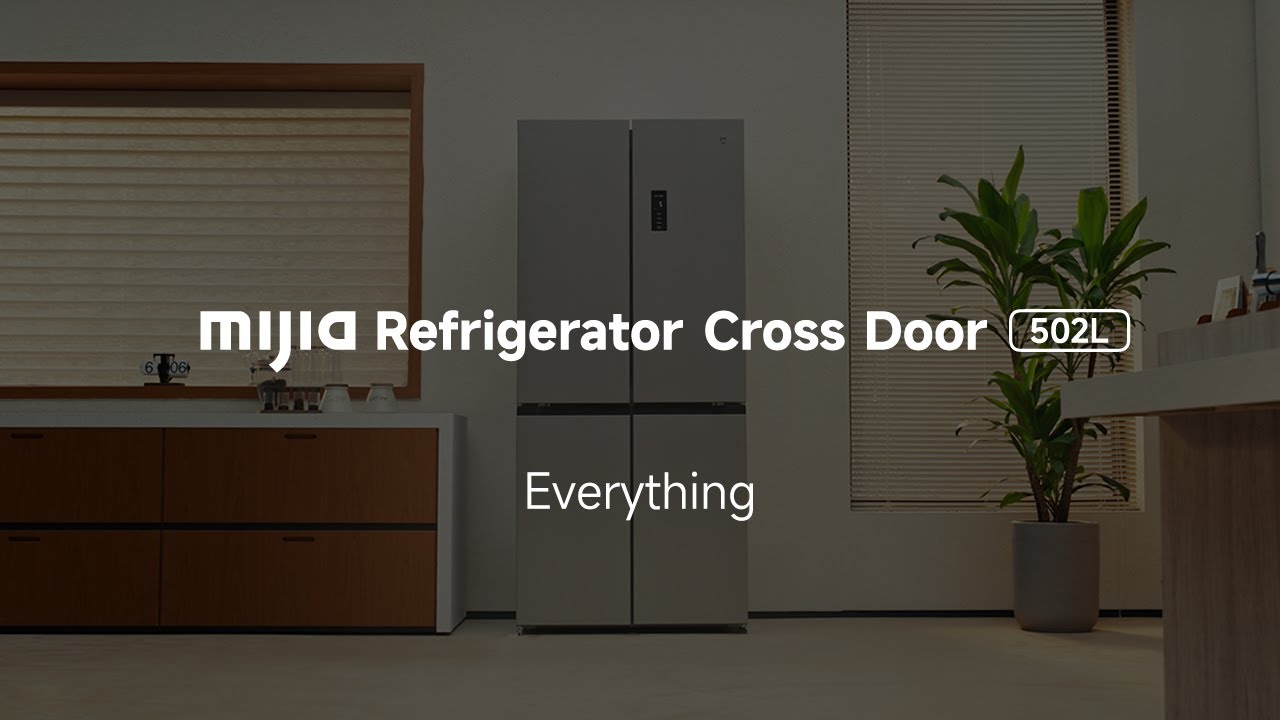Meet Mijia Refrigerator Cross Door 502L - YouTube