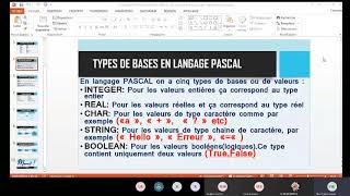 séance de programmation en langage pascal 2