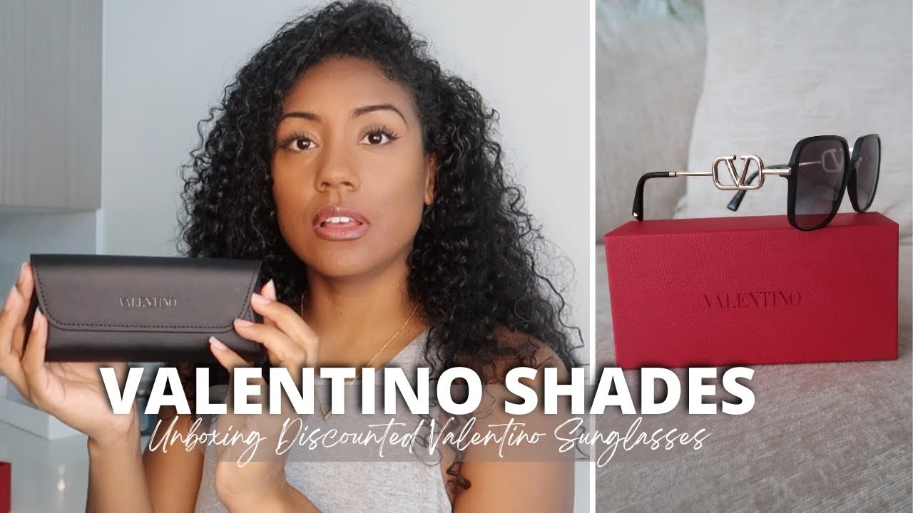 Valentino Sunglasses Unboxing 🕶 Where I get Designer Shades on