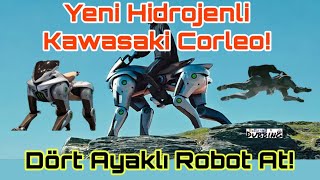 Yeni Hidrojenli Kawasaki Corleo Dört Ayaklı Robot At New Kawasaki Corleo Four - Legged Robot Horse