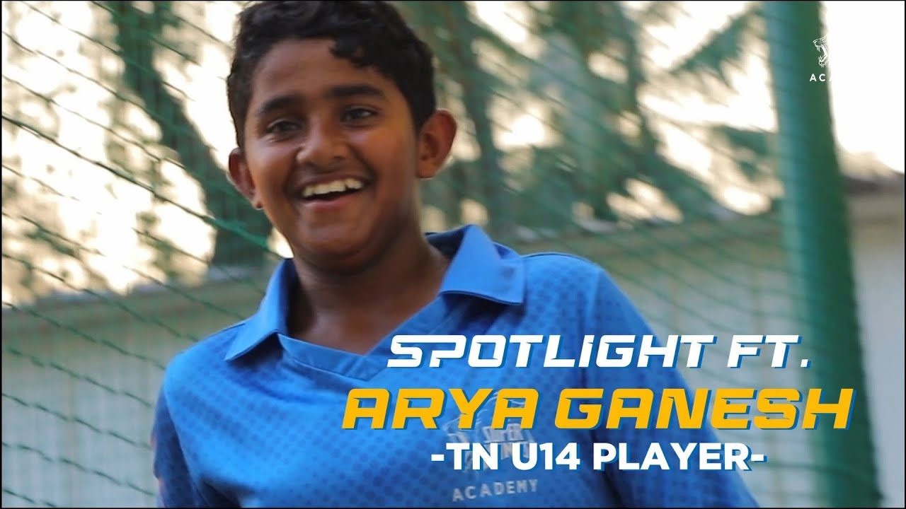 SPOTLIGHT ft. ARYA GANESH | Tamil Nadu U-14 | Super Kings Academy