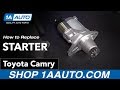 How to Replace Starter 2006-11 Toyota Camry