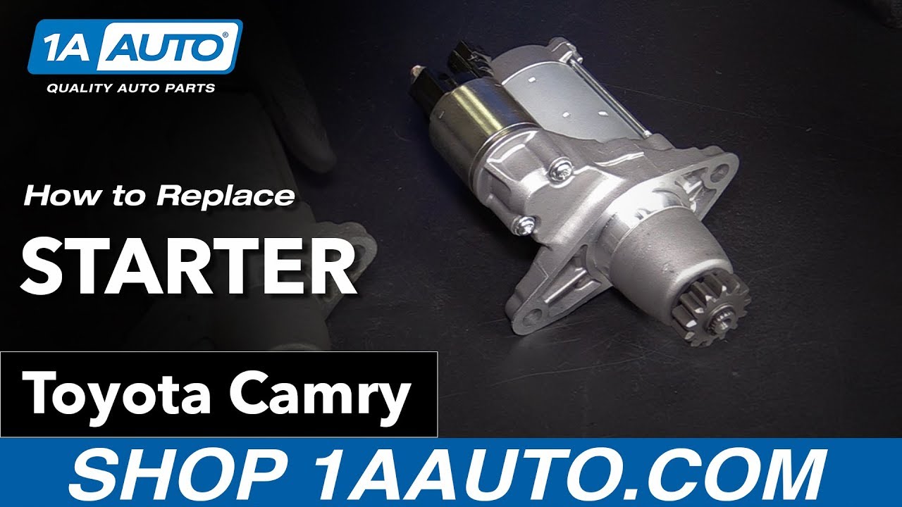 How to Replace Starter 2006-11 Toyota Camry | 1A Auto