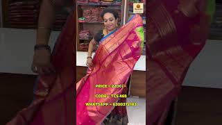 Semi Gadwal Silk Saree Collection | Premium Festival Wear | ₹2200 Only | Thanishka Collections