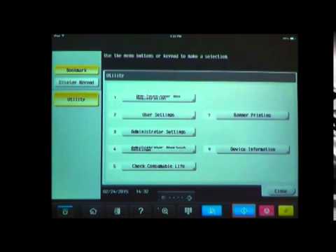 MFP Job Shops - bizhub RA Setup C754e to C224e