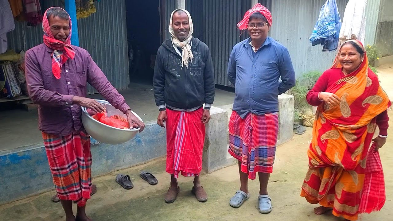 আজকে গামছা পড়ে খেতের আলু  তুলতে গেলাম//কুটুম বেশি দিন থাকতে হয় না