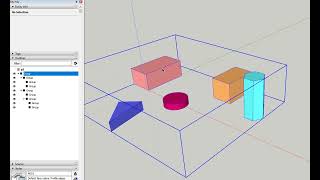 Celebrity Changing the material of the edges/faces of nested groups in two clicks in SketchUp Wealth