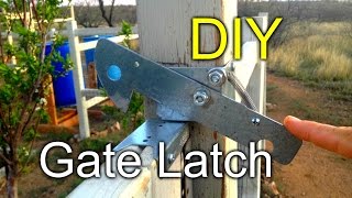 Here is a quick video showing how I made a self-locking gate latch for my garden. I used scrap metal that I cut from an 
