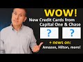 NEW CREDIT CARDS from Chase, Capital One + BIG NEWS from Amazon, Hilton, more. (UPDATE: April Fool's