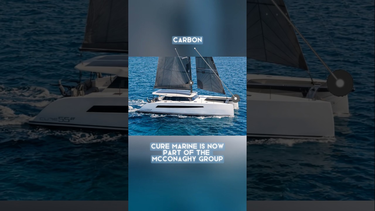 ⁣Cure 55GT Carbon Catamaran