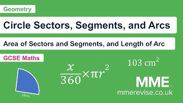 Geometry - Circle Sectors, Segments and Arcs