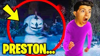 7 YouTubers Who Found SCARY Christmas Monsters.. (Preston, MrBeast & PrestonPlays)