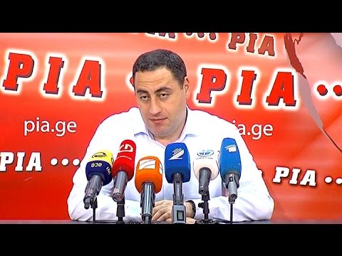 „ახალი საქართველოს\" ლიდერის, გიორგი ვაშაძის ბრიფინგი