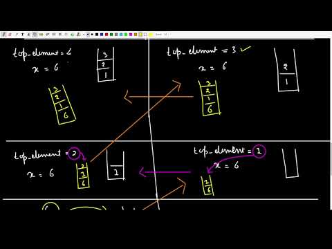 GeeksForGeeks | Insert an Element at the Bottom of a Stack