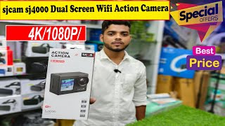 sjcam sj4000 Dual Screen Wifi Action Camera unboxing video  Price In Bangladesh 2023