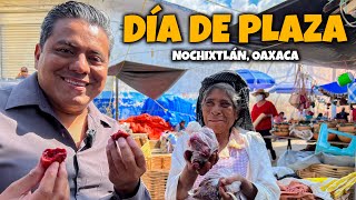 OAXACA, Así de IMPRESIONANTE es un DÍA de PLAZA en NOCHIXTLÁN | Mercado Tradicional