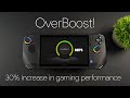 Overboost on the msi claw works but is it enough 30 better performance
