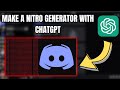 HOW TO MAKE A DISCORD NITRO GENERATOR WITH CHATGPT (2026)