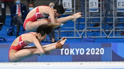 Chen Yuxi & Zhang Jiaqi Of China Won Gold in Women's Synchronised 10m Platform| Tokyo Olympics 2020 - DayDayNews