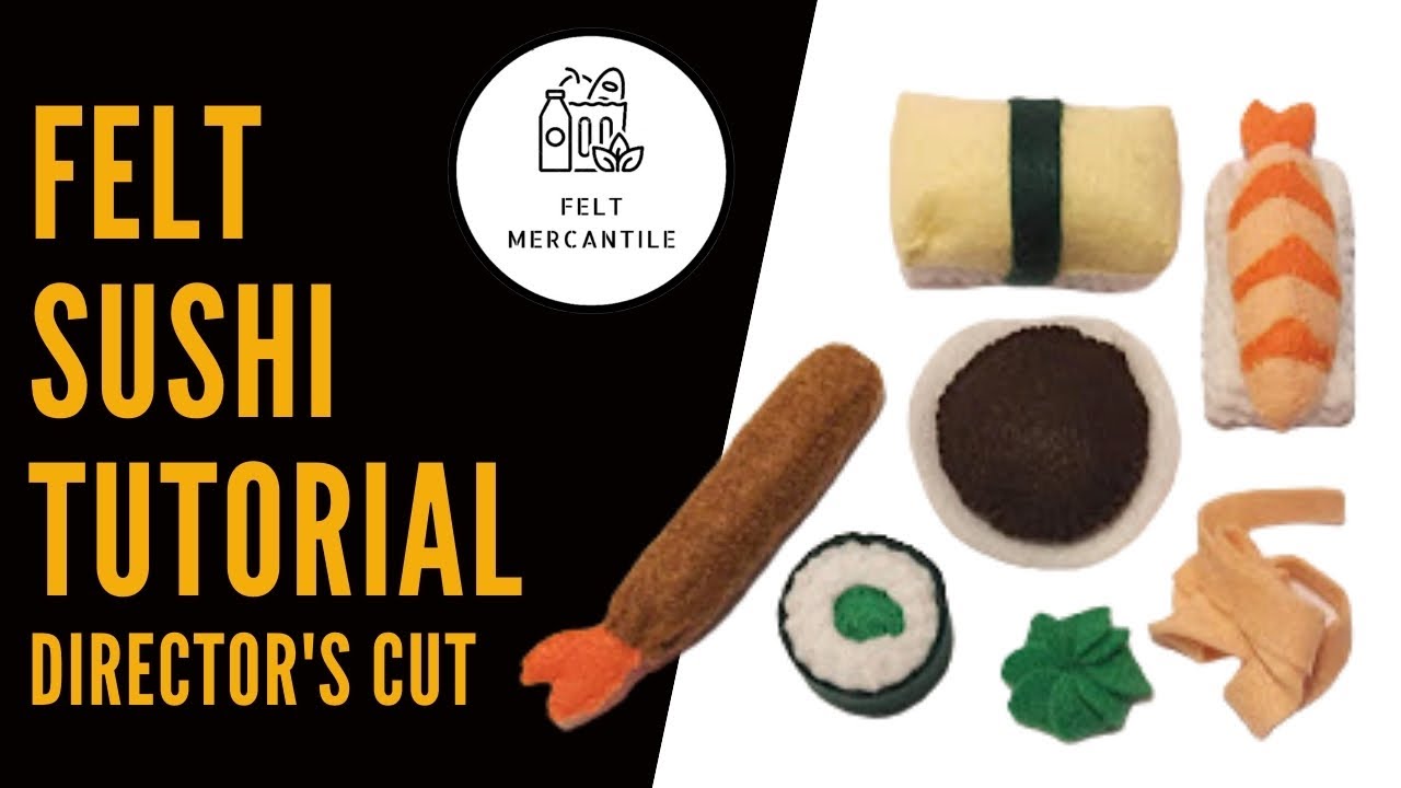 How To Make Pretend Play Toy Sushi - Felt Mercantile Director'S Cut