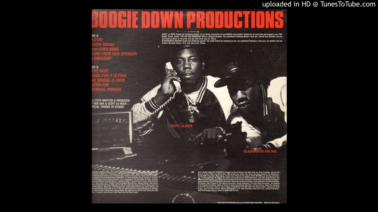 Boogie Down Productions - South Bronx (Red Alert 12