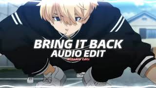 Bring It Back - Travis Porter『edit audio』 Resimi