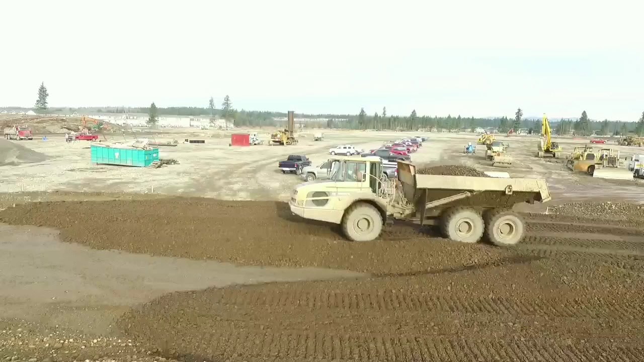 Road A subgrade - YouTube