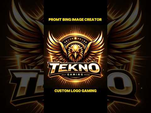 promt bing image creator logo gaming #bing #bingimagecreator #gaming #logo #art