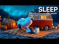 Sleep with Snoopy 🚐 Cozy Night Ambience for Deep Sleep, Stress Relief &amp; Peaceful Dreams