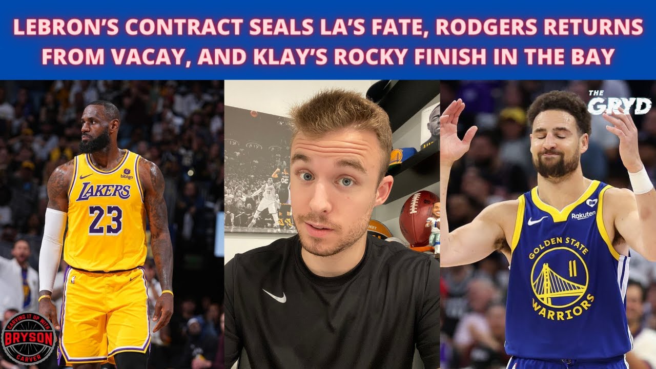 LeBron’s Contract Seals LA’s Fate, Rodgers Returns from Vacay, and Klay’s Rocky Finish in The Bay
