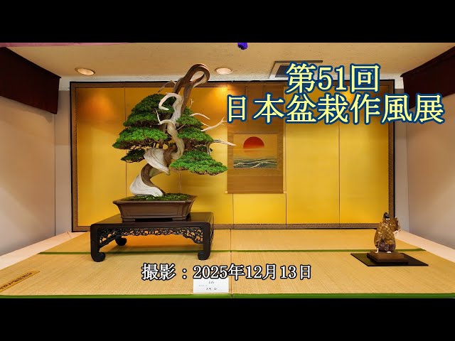 第51回日本盆栽作風展 上野グリーンクラブ [4K] The 51st Japan Bonsai