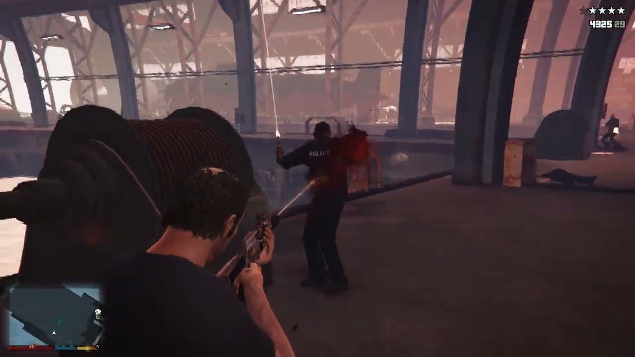 If you want to shoot, go to the docks. 