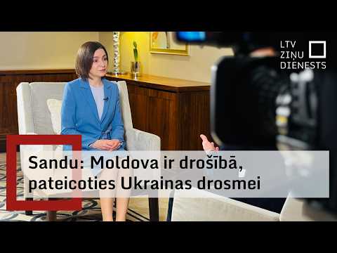 Intervija ar Moldovas prezidenti Maiju Sandu (ar subtitriem)