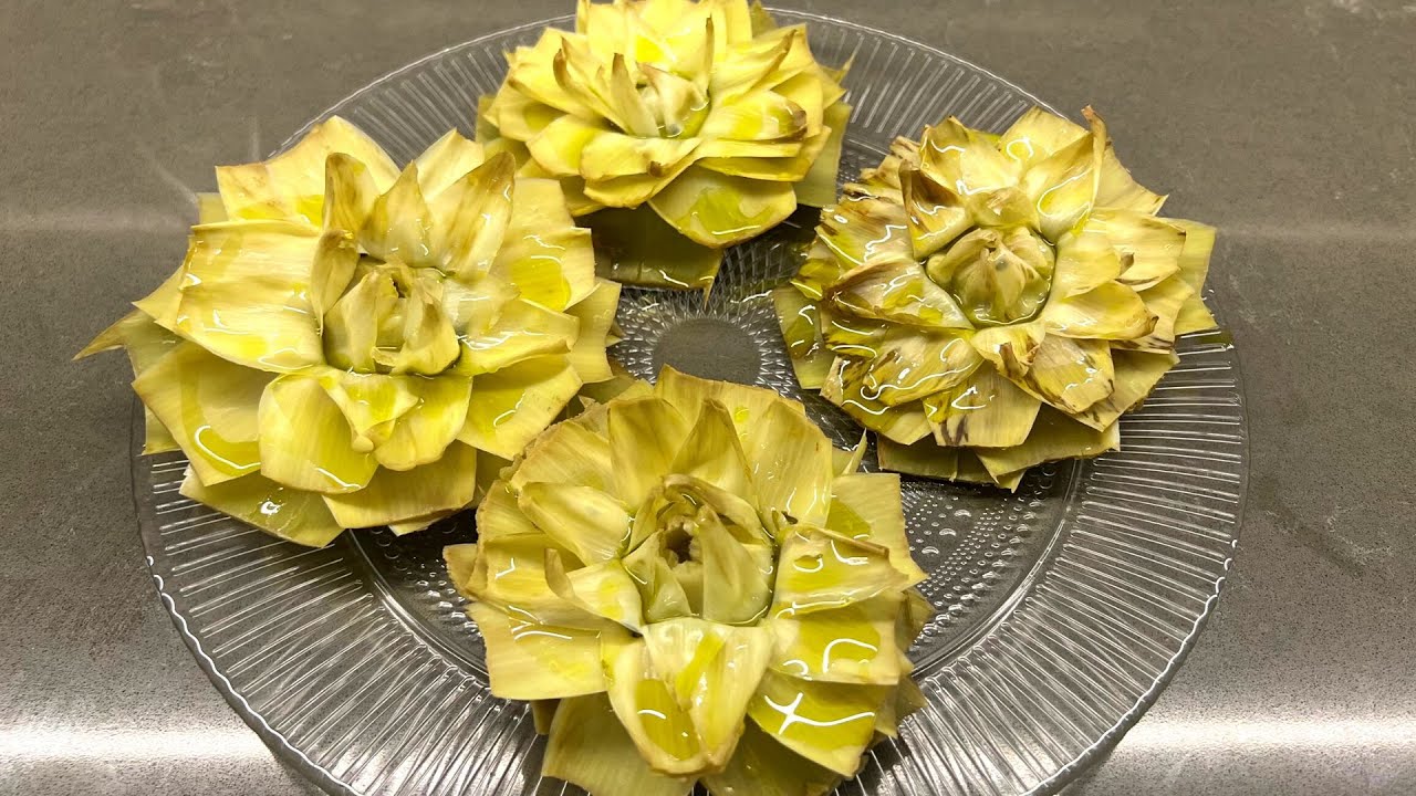 Las MEJORES alcachofas 🤤🤤 |Flores de alcachofas| Nidos de alcachofas| Cocina rápido y saludable