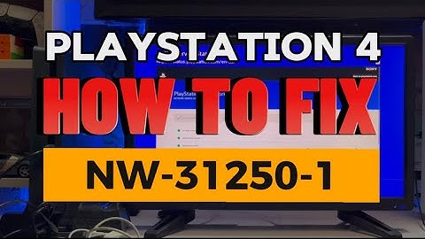 How To Fix PS4 Error NW-31250-1 Waiting Internet Connection