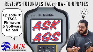 Ask AGS Episode 3: TSC3 Firmware / Software Reload