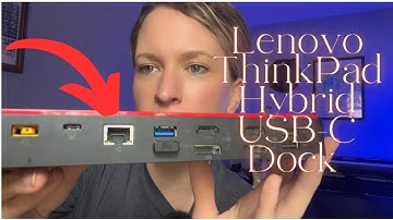 The Lenovo ThinkPad USB-C/USB-A Hybrid Dock