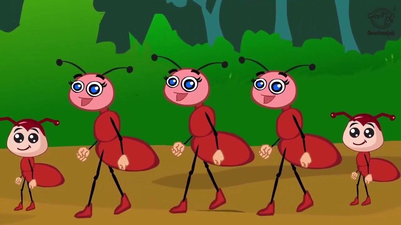 The Ants Go Marching One By One Song - Rhymes - Baby Songs