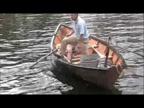 grand banks dory fishing demo at mystic seaport - youtube