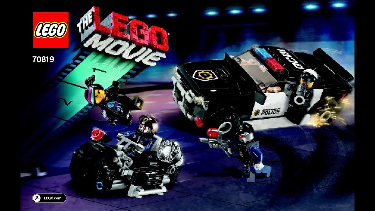 70819 LEGO Bad Cop Car Chase instruction booklet - YouTube